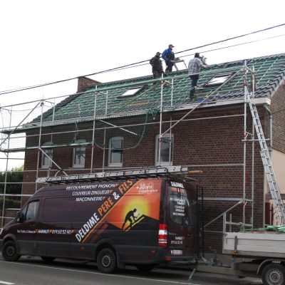 Recouvrement de la toiture